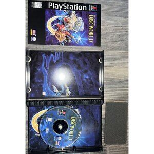 Discworld (Sony PlayStation 1, 1995) PS1 CIB Longbox Tested with Reg Card & Foam